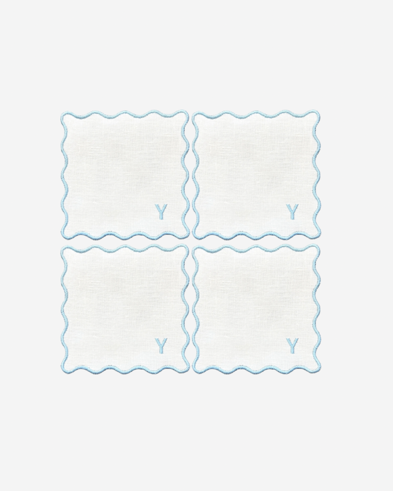 Personalized Initial Cocktail Napkins