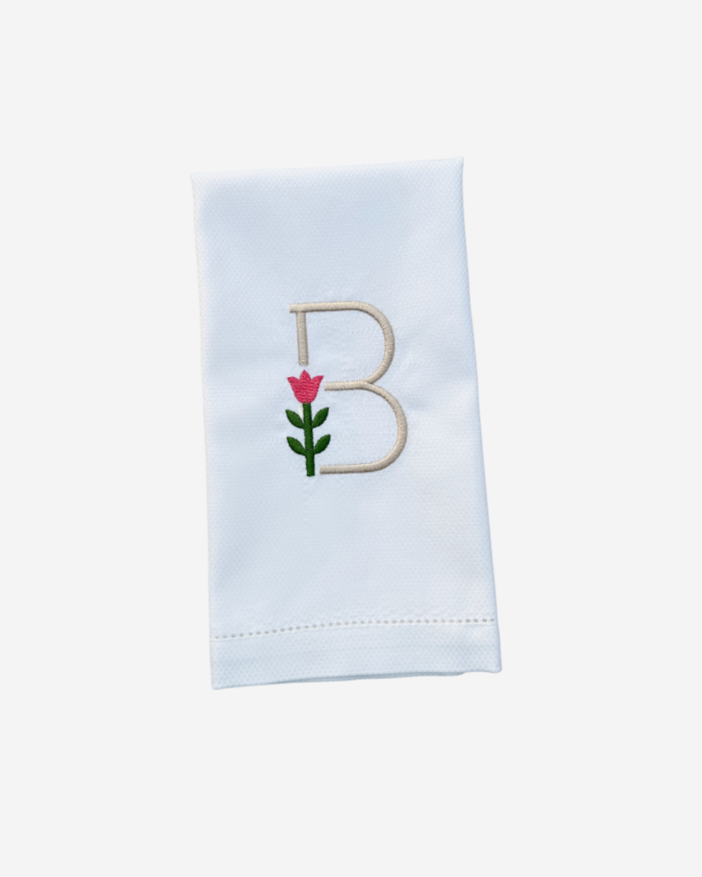 Floral Embroidered Hand Towel