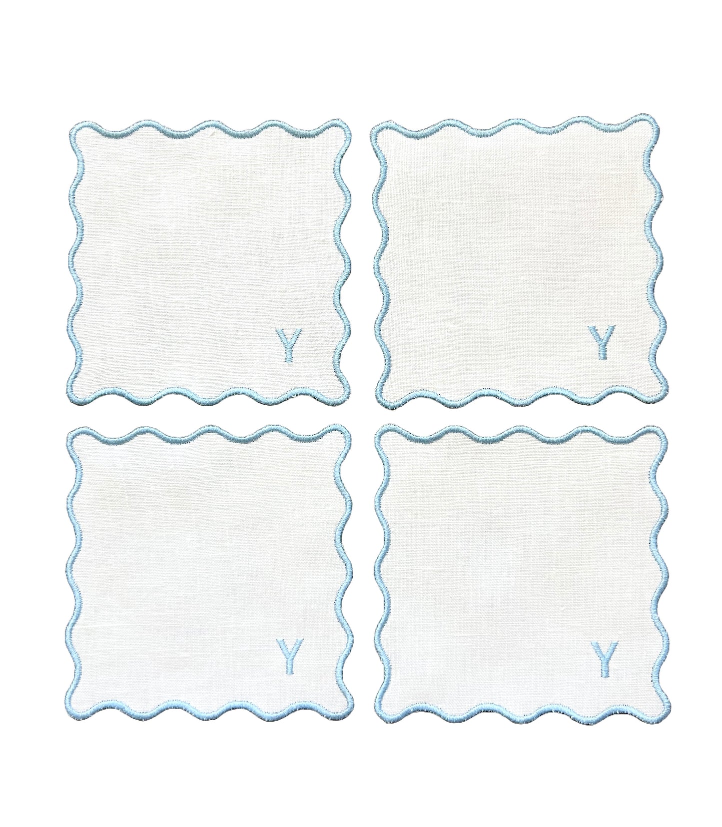 Custom Initial Cocktail Napkins