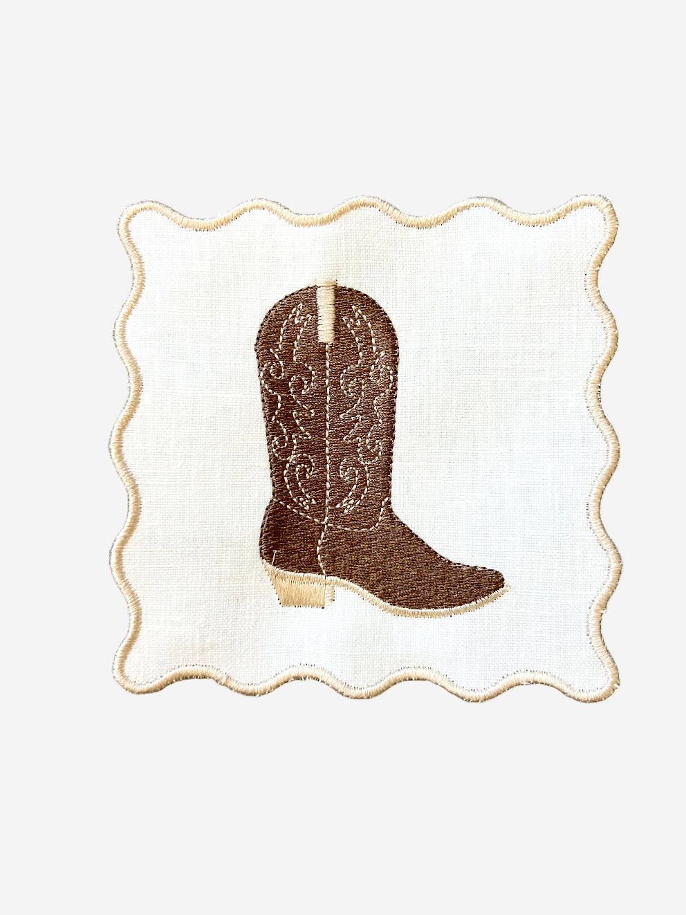 Brown Cowboy Boot Cocktail Napkins