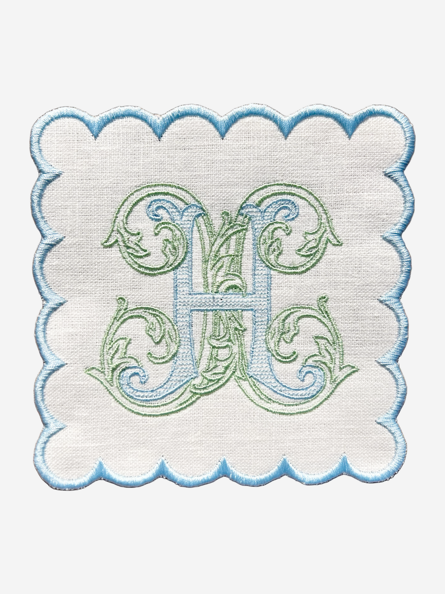 Heirloom Monogrammed Cocktail Napkins