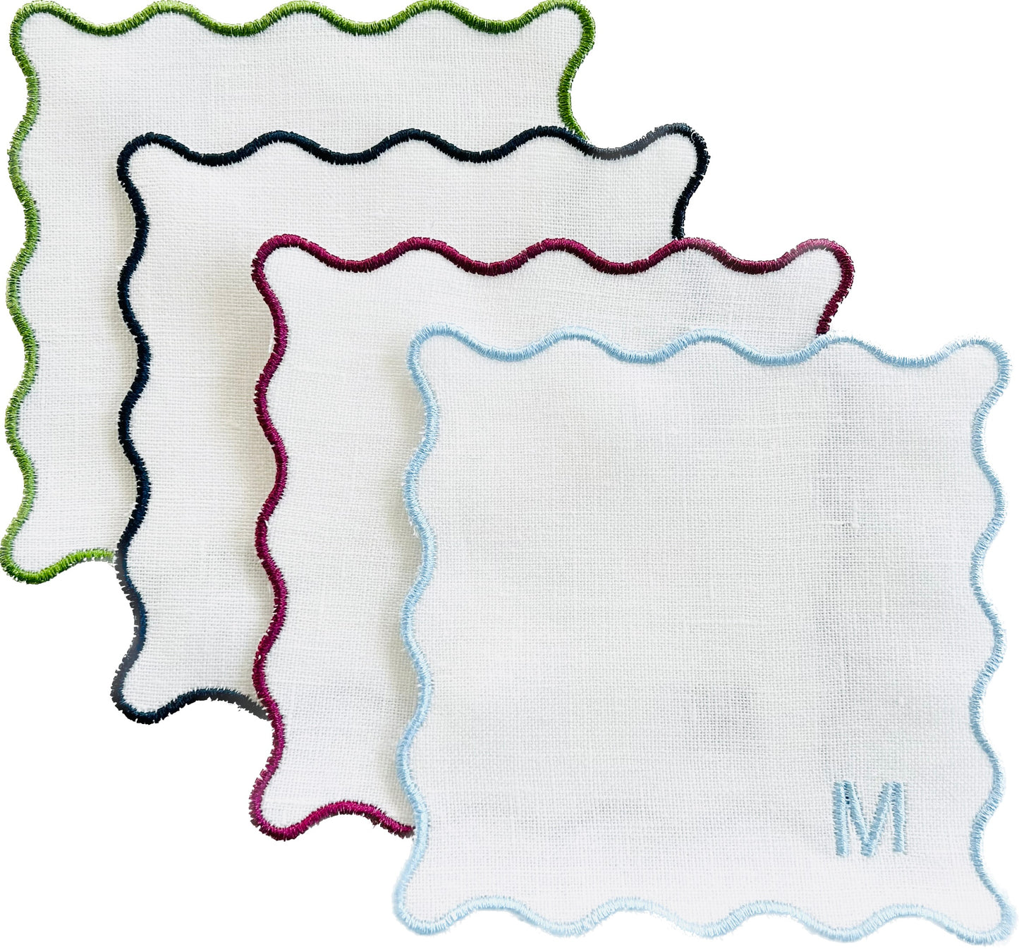 Custom Initial Cocktail Napkins