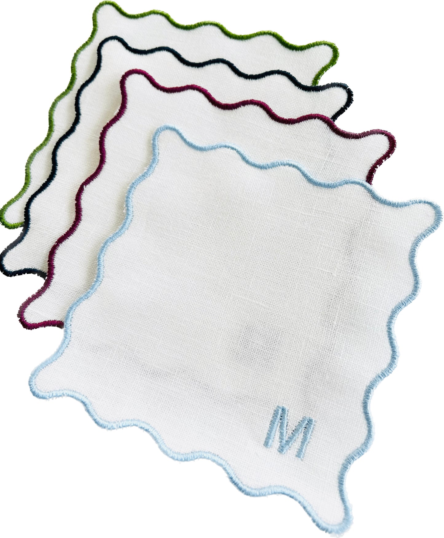 Personalized Initial Cocktail Napkins