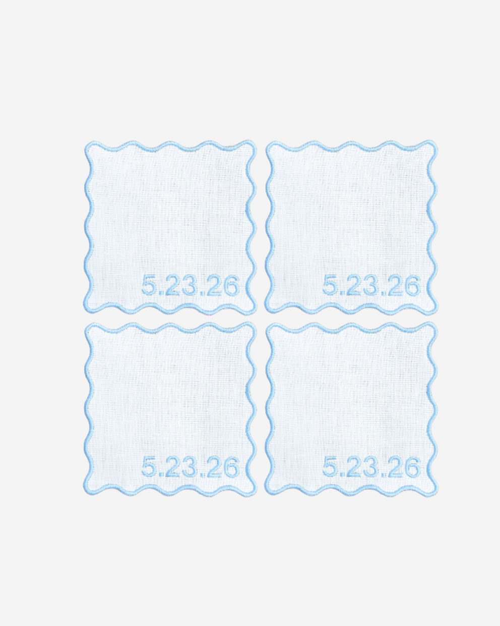 Special Occasion Date Cocktail Napkins