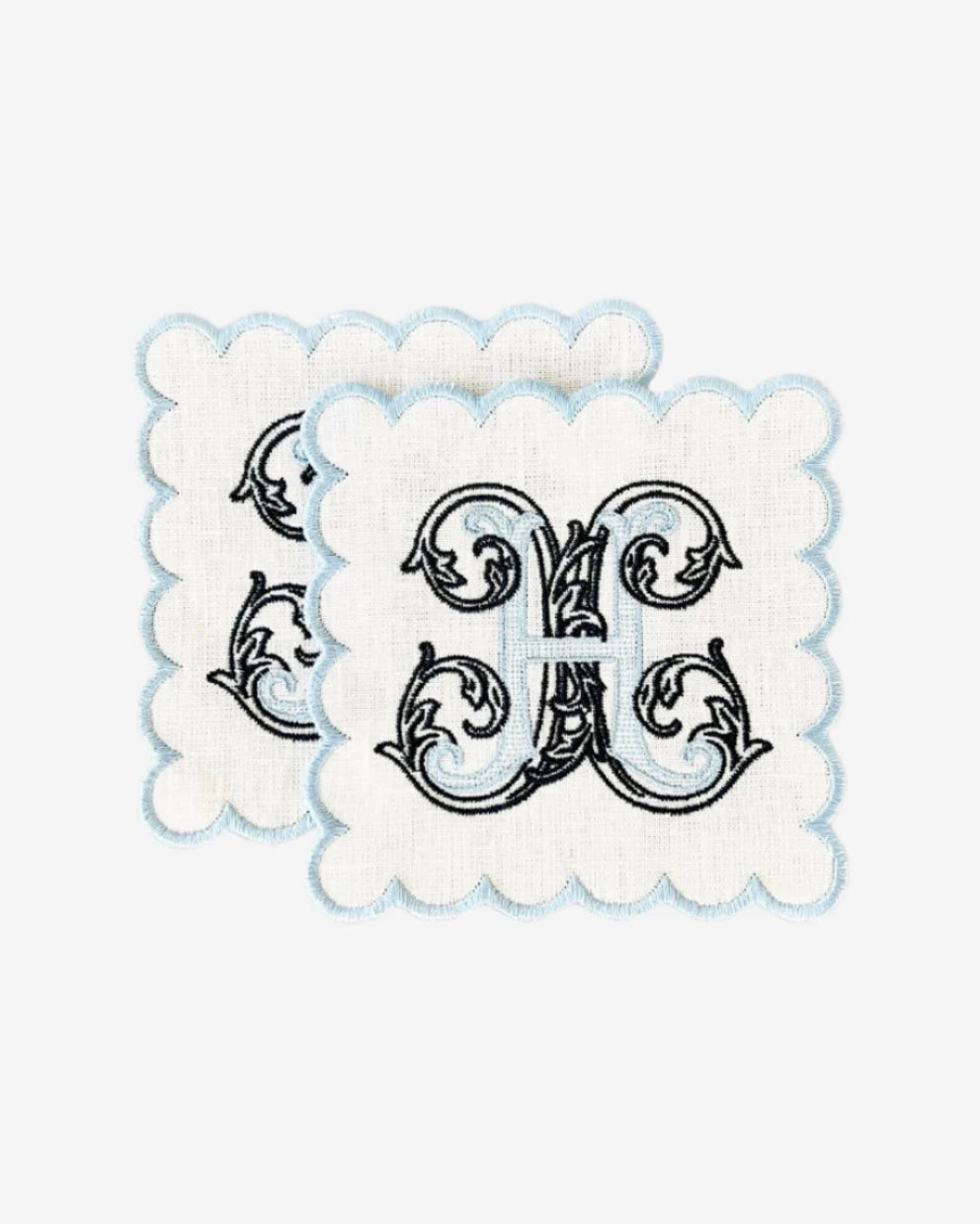 Heirloom Monogrammed Cocktail Napkins