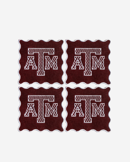TEXAS A&M AGGIE COCKTAIL NAPKINS