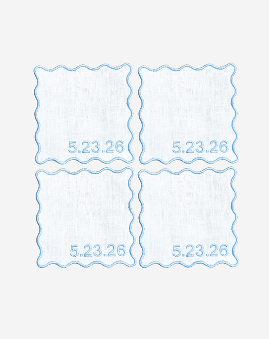Custom Initial Cocktail Napkins