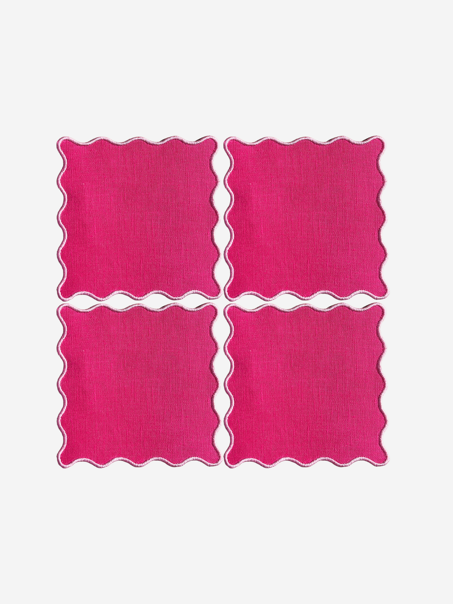 Pink on Pink Cocktail Napkins