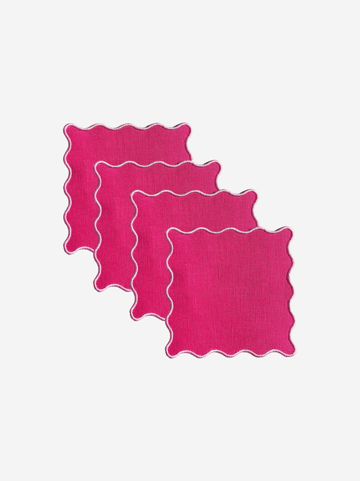Pink on Pink Cocktail Napkins