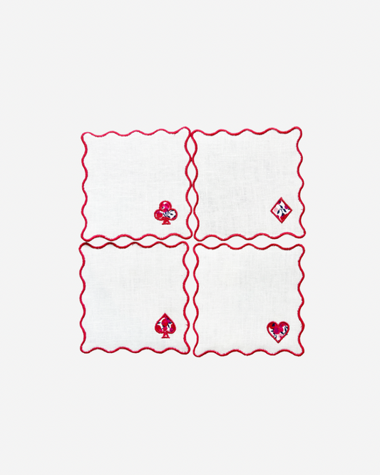 Liberty of London Card Suit Cocktail Napkins