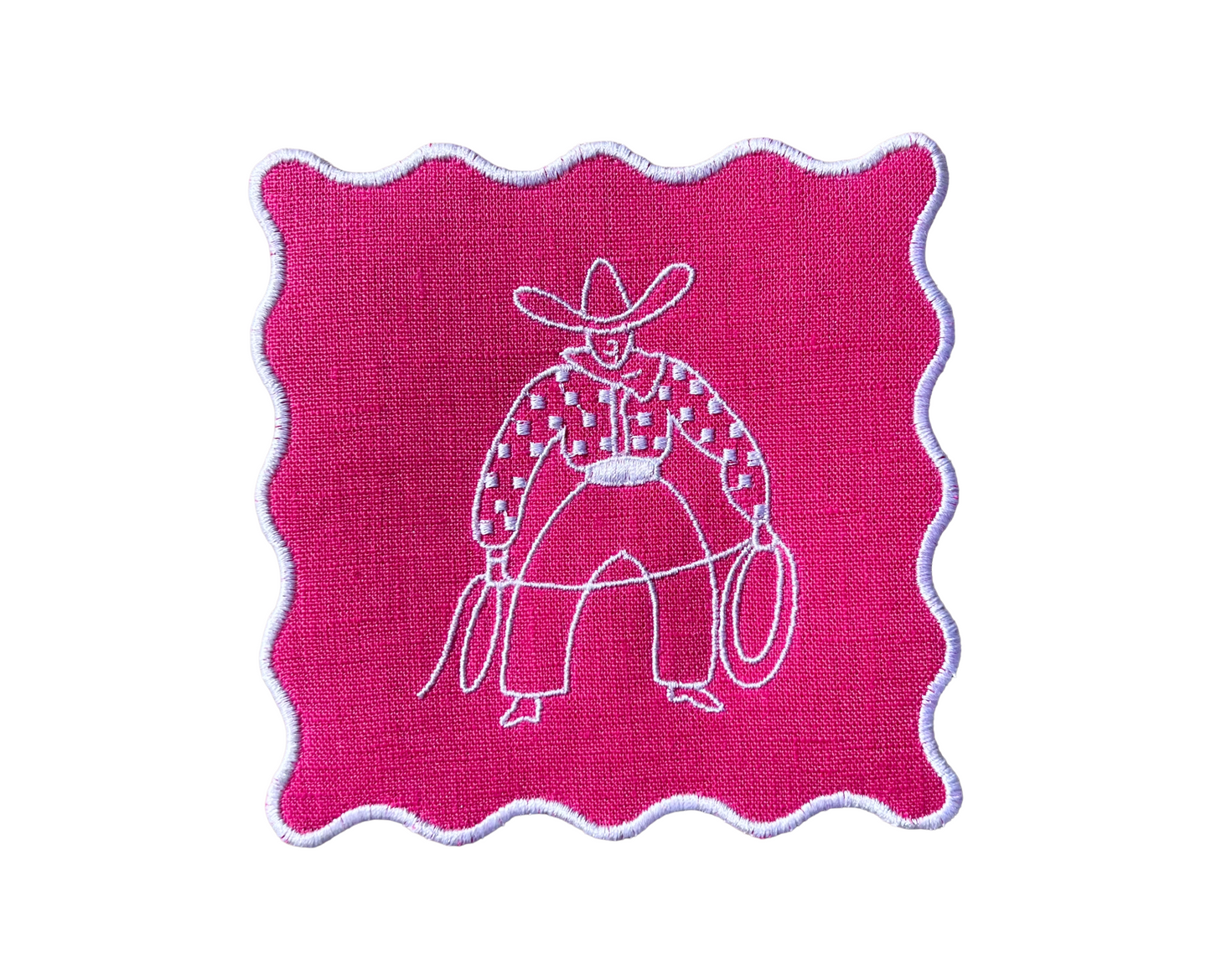 Pink Cowboy Cocktail Napkins